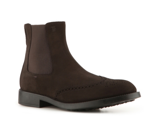Tod's Suede Wingtip Boot