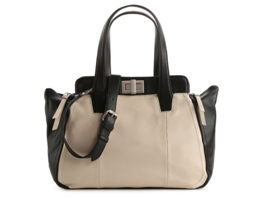 Perlina Ainslie Leather Color Block Tote