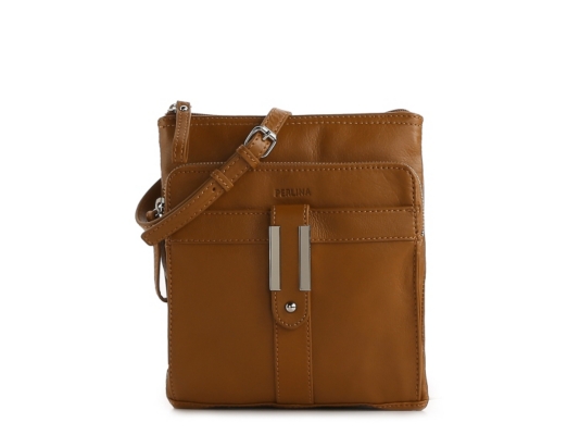 Perlina Genelle Leather Cross Body Bag