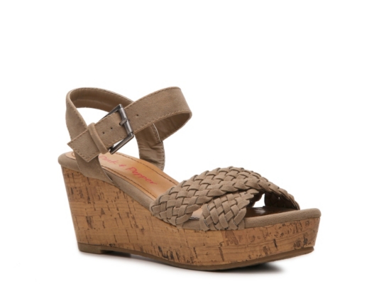 Pink & Pepper Cindy Wedge Sandal