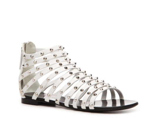 Giuseppe Zanotti Leather Gladiator Flat Sandal
