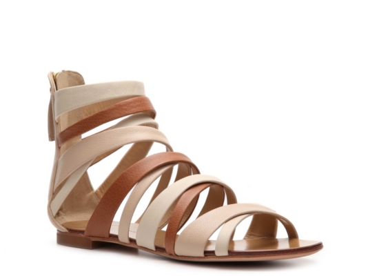 Giuseppe Zanotti Leather Strappy Flat Sandal
