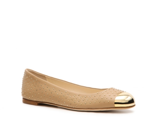 Giuseppe Zanotti Leather Cap Toe Flat