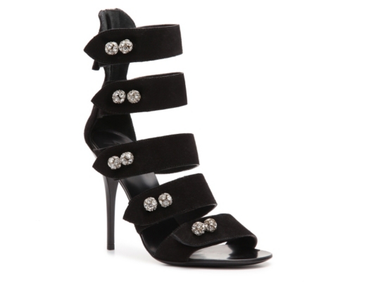 Giuseppe Zanotti Suede Jewel Sandal