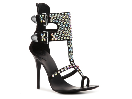 Giuseppe Zanotti Suede Crystal Sandal