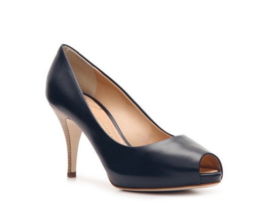 Giuseppe Zanotti Leather Peep Toe Pump