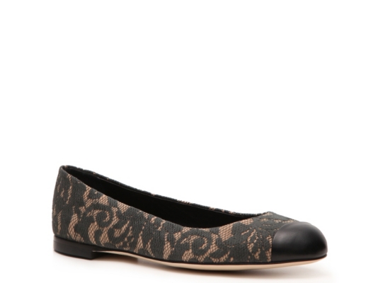 Giuseppe Zanotti Lace Cap Toe Flat