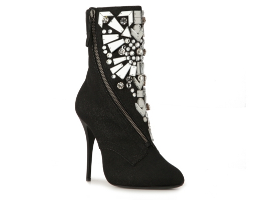 Giuseppe Zanotti Denim Embellished Bootie