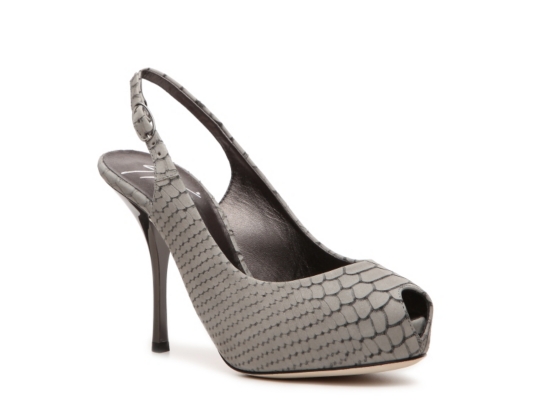 Giuseppe Zanotti Reptile Leather Keyhole Pump