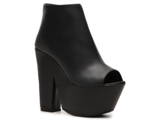 Giuseppe Zanotti Leather Peep Toe Bootie
