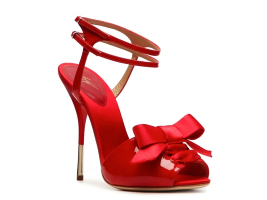 Giuseppe Zanotti Patent Leather Bow Sandal