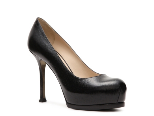 Yves Saint Laurent Leather Platform Pump