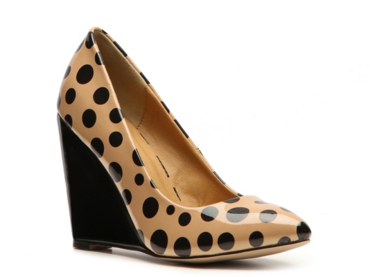 2 Lips Too Too Dottie Wedge Pump