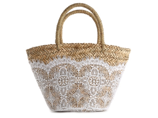 Flora Bella Nimes Crochet Straw Tote