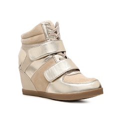 wanted complex wedge sneaker