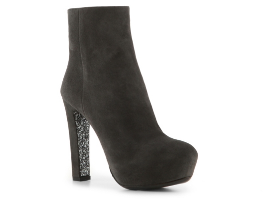 Miu Miu Suede Glitter Bootie