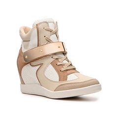 wanted complex wedge sneaker