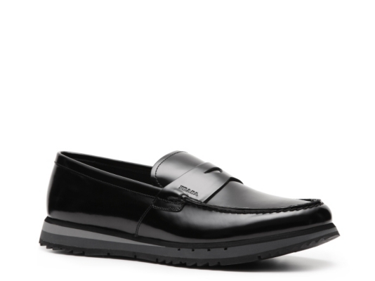 Prada Leather Penny Loafer