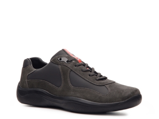 Prada Suede & Nylon Sneaker