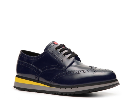 Prada Leather Wingtip Sport Oxford