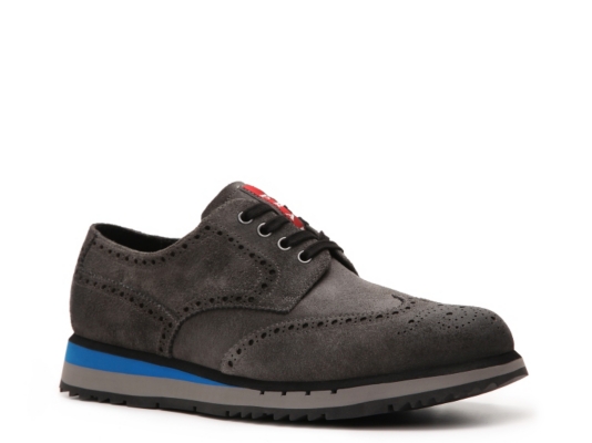 Prada Suede Wingtip Sport Oxford