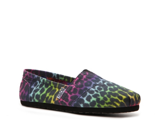 Skechers Bobs Bright Leopard Flat