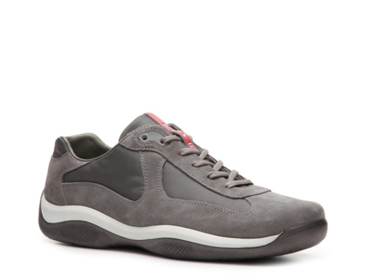 Prada Suede & Nylon Sneaker