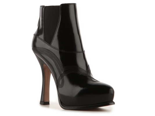 Prada Leather Platform Bootie