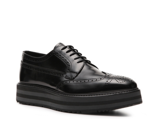 Prada Leather Wingtip Sport Oxford