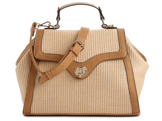 Urban Expressions Aria Top Handle Woven Satchel