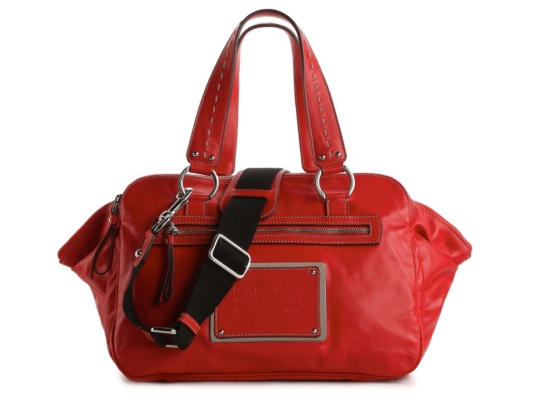 Dolce & Gabbana Leather Stitch Shoulder Bag