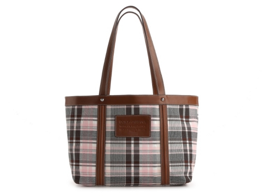 Dolce & Gabbana Canvas Plaid Tote