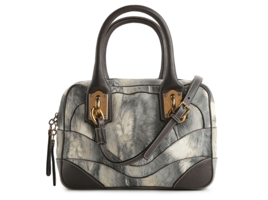 Dolce & Gabbana Printed Leather Satchel