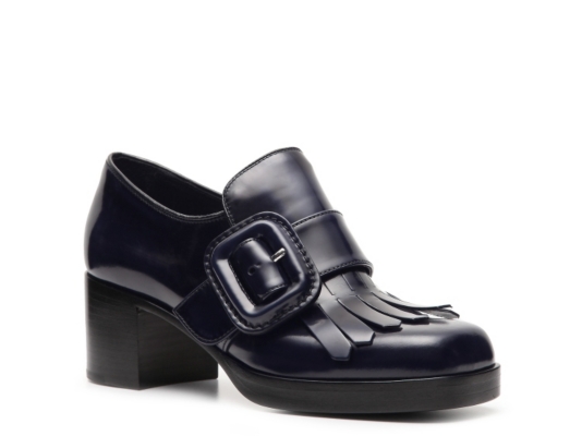 Miu Miu Leather Kiltie Pump