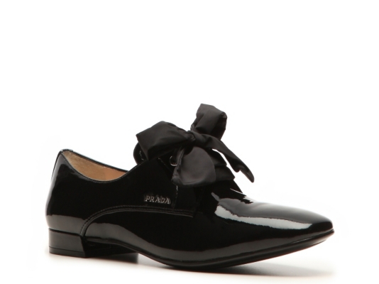 Prada Patent Leather Bow Oxford