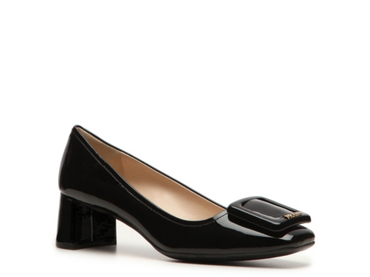 Prada Patent Leather Buckle Pump
