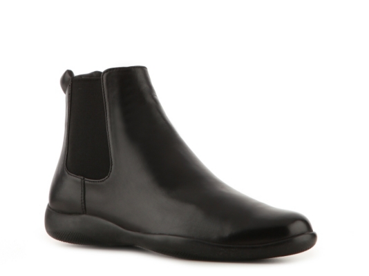 Prada Leather Side Panel Bootie