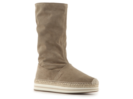 Prada Suede Flatform Boot