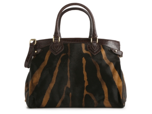 Roberto Cavalli Giraffe Print Satchel