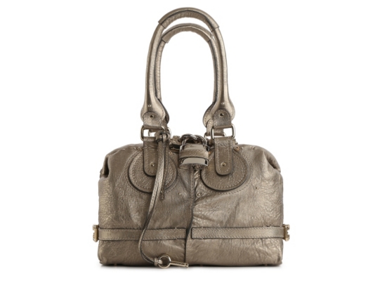 Chloe Leather Lock and Key Satchel