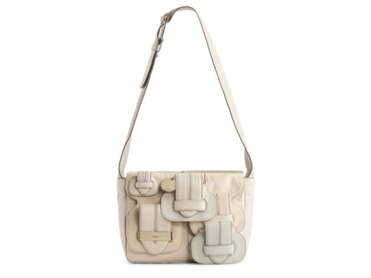 Chloe Leather Buckle Shoulder Bag