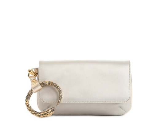 Roberto Cavalli Satin Bracelet Clutch