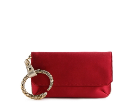 Roberto Cavalli Satin Bracelet Clutch
