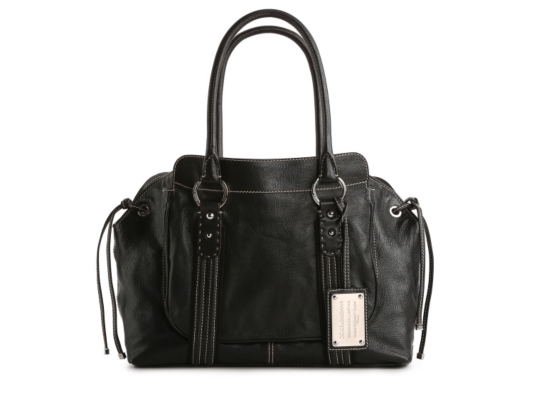 Dolce & Gabbana Leather Stitched Tie Shoulder bag