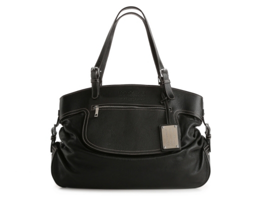 Dolce & Gabbana Leather Side Buckle Shoulder Bag