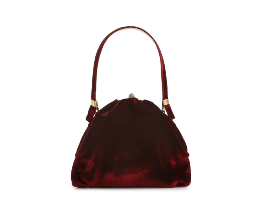 Dolce & Gabbana Velvet Push Lock Clutch
