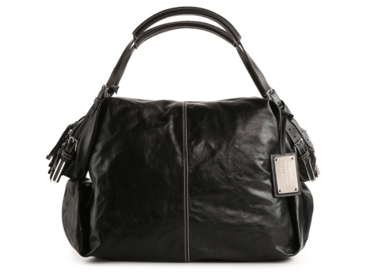 Dolce & Gabbana Leather Buckle Strap Shoulder Bag