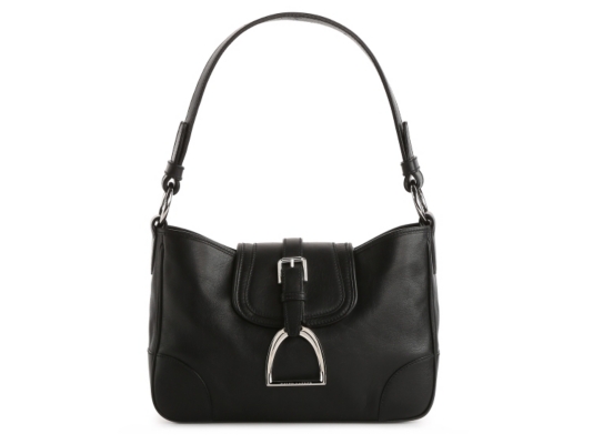 Ralph Lauren Collection Leather Foldover Buckle Shoulder Bag