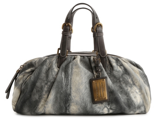 Dolce & Gabbana Printed Leather Satchel