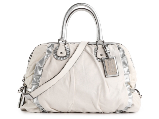 Dolce & Gabbana Leather Ruffle Satchel